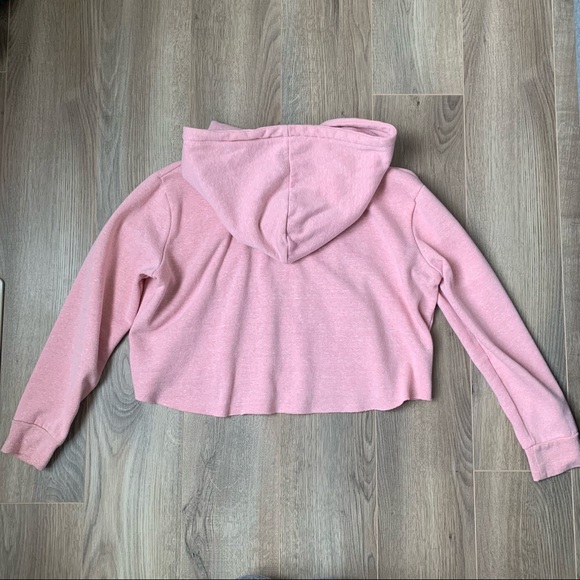 Pacsun LA Hearts Pink Crop Hoodie - Picture 3 of 4